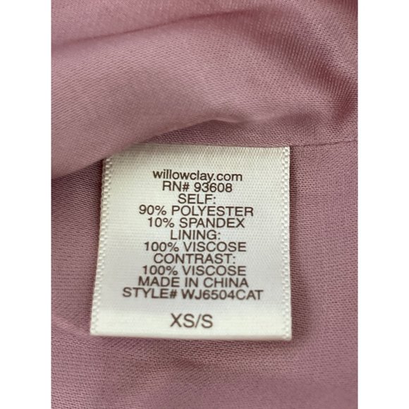 Free People Willow‎ & Clay Crushed Velvet Kimono Cardigan Pink XS/S Boho NWOT - Picture 10 of 12